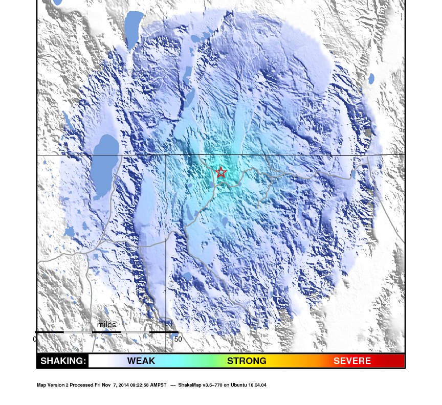 Global ShakeMap: Products Available for Download