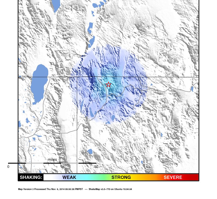 Global ShakeMap: Products Available for Download